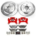 thumbnail image 2 of PowerStop Rear Z36 Truck & Tow Brake Pad and Rotor Kit with Red Powder Coated Calipers Fits: FORD Select Models KC8030-36, 2 of 3