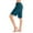 #129 Cyan, variant on Womens Pajama Shorts Lightweight Elastic Waistband with Drawstring Pockets Knee Length Breathable Bermuda Long Shorts Stylish Casual Lounge Pj Bottoms Blue 3XL