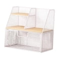 thumbnail image 2 of QSTDGVPW Tea Bag Organizer with Compartment Tea Bag Station for Kitchen Office Pantry White L, 2 of 5