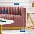 thumbnail image 7 of Sanguine Vertical Channel Tufted Performance Velvet Loveseat-EEI-4530, 7 of 7