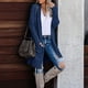 thumbnail image 3 of Cárdigan Suéteres Para Mujer Otoño Invierno Suéteres Casual Tejido Sólido Suelto Manga Larga Cuello en V Tops Odeerbi  ODB178144, 3 of 5
