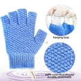 thumbnail image 6 of EvridWear Exfoliating Bath Gloves for Shower, Spa, Massage and Body Scrubs (Fingerless, 1 Pair Moderate), 6 of 9