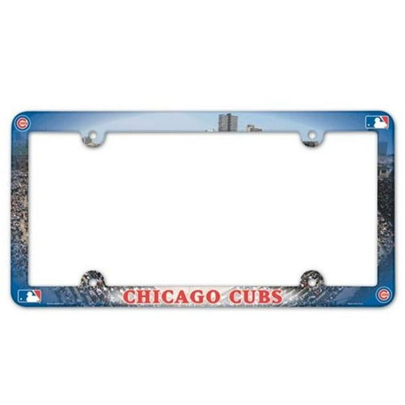 Cadre de Plaque d'Immatriculation Chicago Cubs - Couleur Complète