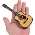 thumbnail image 3 of 15cm Wooden Miniature Guitar Ornament Mini Musical Instrument, 3 of 5