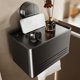 thumbnail image 2 of Wall Mounted Toilet Tissue Box Bathroom Roll Paper Dispenser Suction Cup Tissue Container for Bathroom Toilet Kitchen gray 20*12*19cm, 2 of 5
