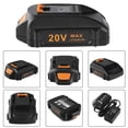 thumbnail image 3 of Kit básico de batería y cargador de repuesto de 20 V para Worx, 3 of 8