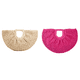 thumbnail image 1 of Bolso Mano Paja Hecho A para Mujer Muñeca Diario Gran Capacidad (Beige), 1 of 6