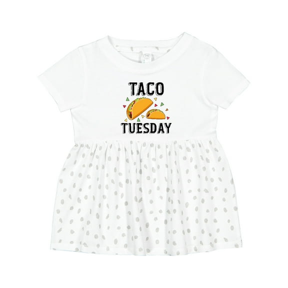 Inktastic Taco Tuesday Girls Baby Dress
