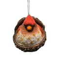 thumbnail image 4 of YOUMAI ‌3D Resin Animal Ornaments - Cute Animal Figurines For Christmas Tree Holiday Home Décor Pine Cone Animal Ornament Home Hanging (F), 4 of 8