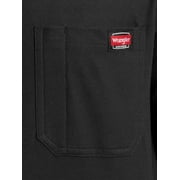 Wrangler Workwear Mens Long Sleeve Performance Work Pocket T-Shirt, Size S-5XL & LT-4XLT