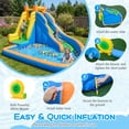 thumbnail image 6 of Costway Inflatable Water Slide Park 3-in-1 Kids Inflatable Bounce House with 680W Blower, 6 of 11