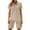 #13Brown, variant on 2 Piece Short Sets for Women Summer Cotton Linen Short Sleeve Button Polo Collared Tops Lounge Bermuda Shorts Set with Pocket