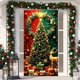 thumbnail image 4 of Cubrepuertas Navideño de 89 X 180 Cm - Diseño de Papá Noel - Decoración Navideña para La Puerta - Decoración para Fiestas y Festivales, 4 of 6