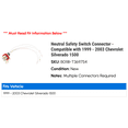 thumbnail image 2 of Neutral Safety Switch Connector - Compatible with 1999 - 2003 Chevy Silverado 1500 2000 2001 2002, 2 of 2