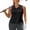 Black, variant on Pinspark Women's Sports Polo Shirts Sleeveless Summer Golf Tank Lightweight Quick Dry Collared Golf Shirt Sportswear