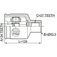 thumbnail image 2 of Febest INNER CV JOINT RIGHT 34X43.3X27 # 1011-CAPRH OEM 93743414, 2 of 2