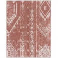 thumbnail image 2 of Rugs.com Outdoor Bohemian Collection Rug – 8' x 10' Rust Red Flatweave Rug Perfect For Living Rooms, Large Dining Rooms, Open Floorplans, 2 of 9