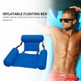 thumbnail image 3 of Cama Flotante Piscina Inflable Water Longue Con Respaldo (Azul Oscuro), 3 of 9