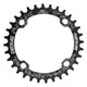 thumbnail image 5 of Soidarity Juego de bielas para bicicleta, disco de dientes, piñón estrecho para bicicleta 104BCD 32T, orificio para bicicletas de montaña, negro y 36T 2piezas, 5 of 6