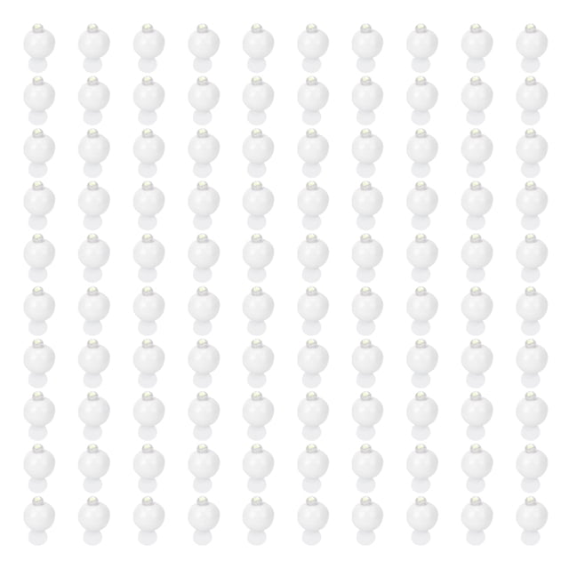 100 mini globos LED redondos de luz blanca para decoración del hogar, bodas y Navidad.