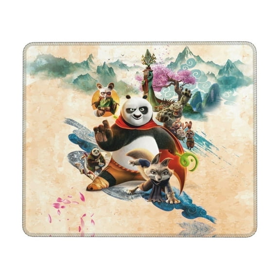 Heluo.Zu 2 Pack Anime small mouse pad 9.5"x7.9",Square Cute Rubber Desk Mat