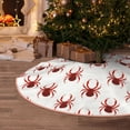 thumbnail image 5 of Fotbe Spiders Insects Pattern Christmas Tree Skirt, Tree Skirts Plush Christmas Decorations, Christmas Tree Skirts Xmas Decorations Holiday Party Decor-48", 5 of 6