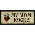 thumbnail image 2 of Marrott, Stephanie 14x8 White Modern Wood Framed Museum Art Print Titled - My Mom Rocks, 2 of 4