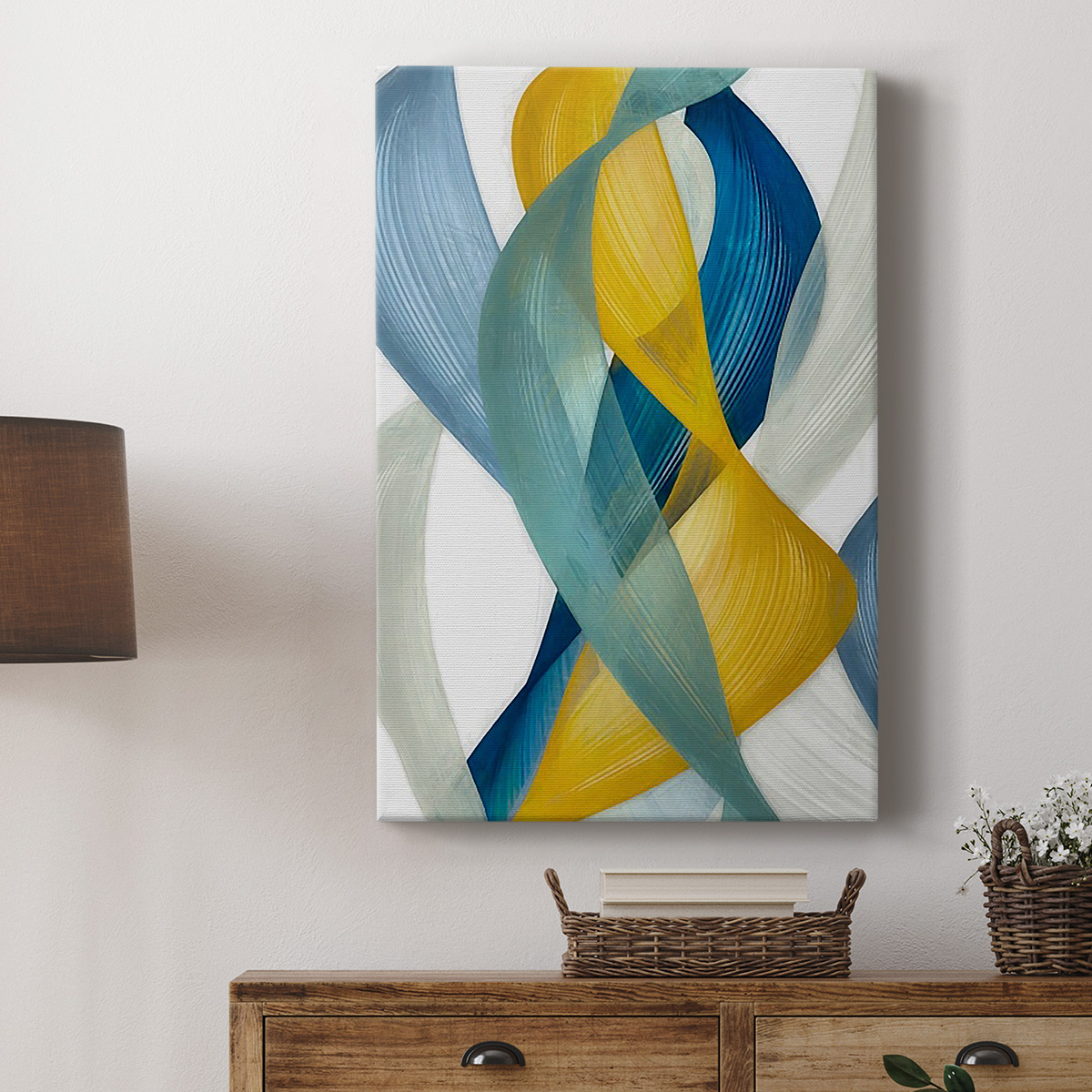 Horizontal Bands I Premium Gallery Wrapped Canvas - Ready to Hang