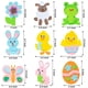 thumbnail image 5 of Kit de manualidades con imanes para huevos de Pascua JOYIN Foam, 24 unidades, para niños JOYIN JOYIN, 5 of 8