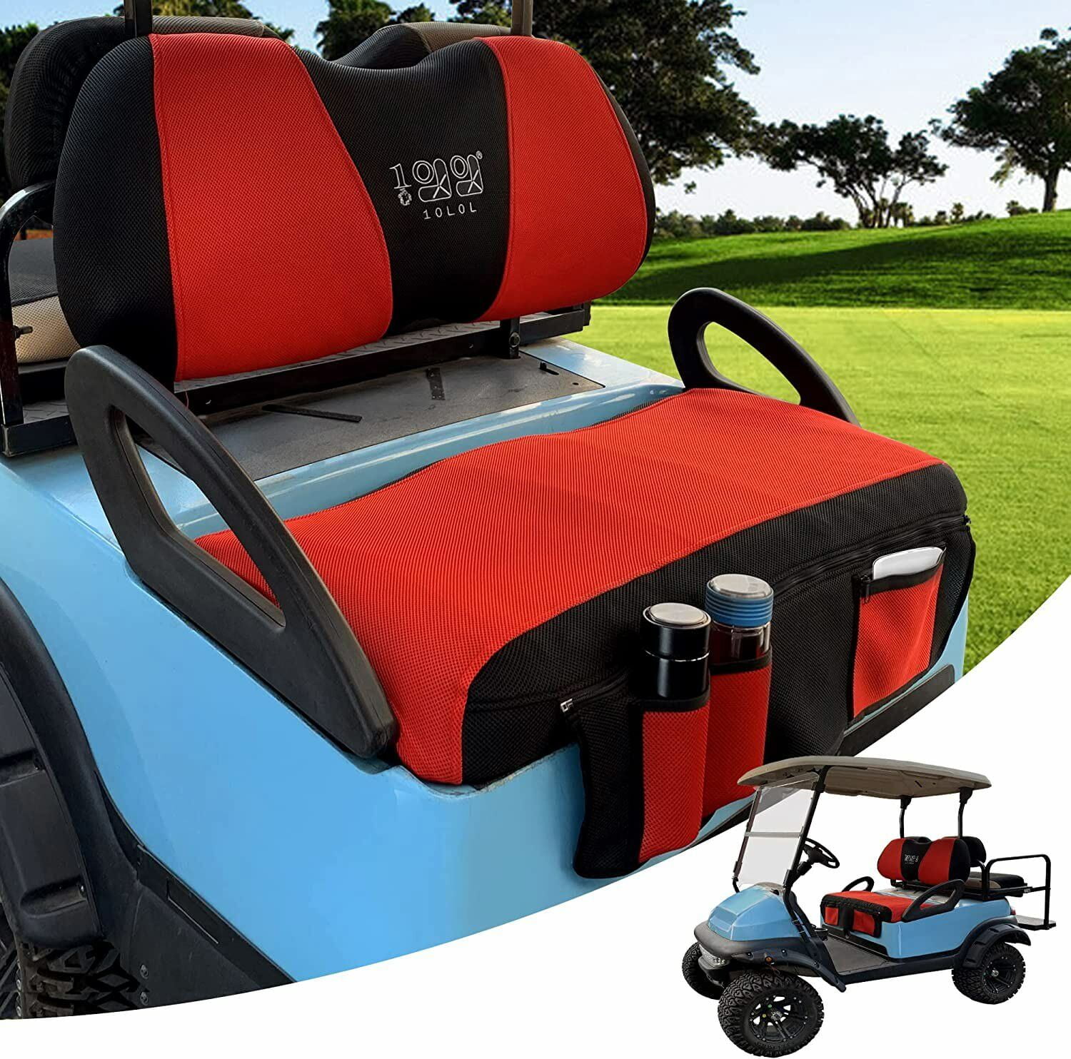 10L0L Golf Cart Seat Covers for Club Car Precedent Yamaha Front or Rear