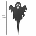 thumbnail image 3 of SLYNSHome Halloween Metal Silhouette Garden Stakes, Spooky Witch Ghost Black Cat Tree Figurine Picks, Outdoor Lawn Porch Yard Decor For Seasonal Scene Arrangement, 3 of 8