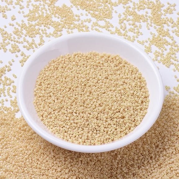 10g Beads Cylinder Japanese Seed Beads 11/0 (DB1131) Opaque Pear 1.3x1.6mm Hole: 0.8mm 2000pcs/10g