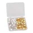 thumbnail image 4 of 160pcs Zulema do estrella colgante joyería llavero haciendo Dorado y Plata, 4 of 8
