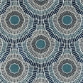 thumbnail image 2 of Loomaknoti Terrace Tropic Ferley 2' x 7' Abstract Indoor/Outdoor Runner Rug , Blue/Green, 2 of 9