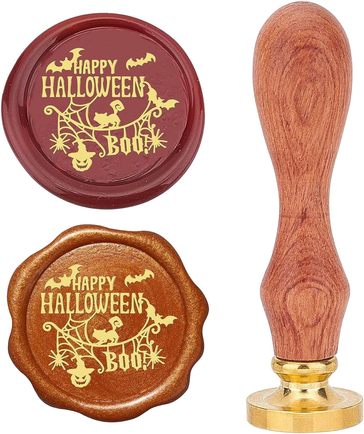 CRASPIRE Christmas Wax Seal Stamp Head - 25mm Brass Candy Bow Knot Design For Gift Envelopes & Cards