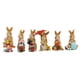 thumbnail image 2 of 6 uds., de conejos en miniatura divertidas, esculturas, estatuas de Pascua, modelo resina para escritorio, artesanía, césped,, 2 of 9