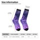 thumbnail image 2 of Balery Purple Bubble Abstract Art Calcetas Largas con Estampado para Hombre y Mujer – Suaves y Transpirables, Talla Única (US 5-11), 2 of 6