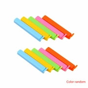 10PCS Colorful Plastic Clips Bright Color Food Tea Bags Sealing Clamps Kitchen Supply Color Random