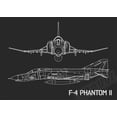 thumbnail image 1 of Dark Aircraft Aviation Blueprints, dibujo estético, imágenes, sala de estar, arte de pared, decoración del hogar, pintura en lienzo, impresión, carteles, regalo, 1 of 4
