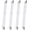 4pcs-White, variant on Sopito Bed Sheet Straps, 4Pcs Polyester Adjustable Elastic Fitted Sheet Straps Fasteners Non Slip Mattress Clips White 4Pcs