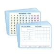 thumbnail image 1 of 10 hojas de borrado en seco con línea numérica, material didáctico portátil, tabla numérica, tarjetas de borrado en seco para educación en casa y, 1 of 10