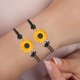 thumbnail image 3 of Pulseras de promesa rosa con girasol para amigas, regalos de amistad para mujeres y chicas adolescentes, 3 of 8