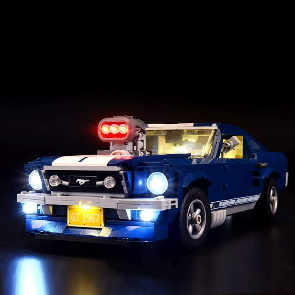 Ford Mustang LED Lighting Kit - Compatible with LEGO 10265 Brick Model - LEGO Set Not Included