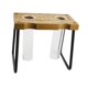 thumbnail image 2 of Contenedor Hidropónico con Base de Madera, para Flores, Jarrón de Cristal, Opción de Regalo para Habitación., 2 of 9