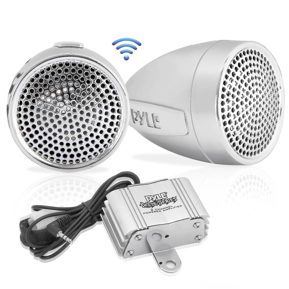 PYLE PLMCA62BT 600 Watt Weatherproof Motorcycle Speaker and Amplifier