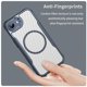thumbnail image 4 of For iPhone 16e Case Compatible with MagSafe Hybrid Phone Cover Carbon Fiber - Green, 4 of 5