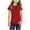 Red, variant on Zwiiyzr 2024 Toddler Tops Short Sleeve Round Neck Pullover Top Plus Size Loose Blouses Casual Summer Satin Graphic Tee Shirts Red-7-8 Years