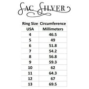 Double Heart Infinity Knot White CZ Promise Ring .925 Sterling Silver Jewelry Female Size 12