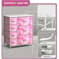 thumbnail image 6 of Sorbus Classic 7 Drawer Dresser for Kids Bedroom, Tie-Dye Pink, 6 of 7
