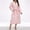 Pink, variant on Womens Flannel Bathrobes Plush Fleece Long Sleeve Robe Warm Cozy Fluffy Sleepwear Nightgown Two Side Pockets Belt 2025 Fall Loungewear